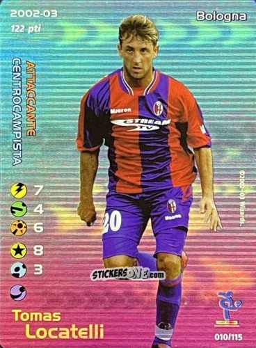 Cromo Tomas Locatelli - Football Champions Italy 2002-2003 n. u10 - Wizards of The Coast