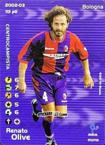 Sticker Renato Olive - Football Champions Italy 2002-2003 n. u12 - Wizards of The Coast