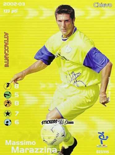 Cromo Massimo Marazzina - Football Champions Italy 2002-2003 n. u23 - Wizards of The Coast