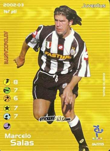 Cromo Marcelo Salas - Football Champions Italy 2002-2003 n. u47 - Wizards of The Coast