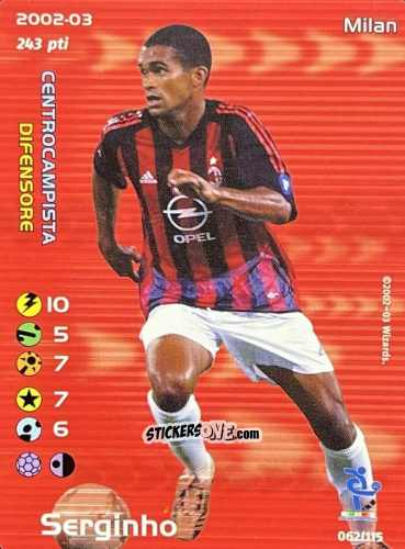 Cromo Serginho - Football Champions Italy 2002-2003 n. u62 - Wizards of The Coast