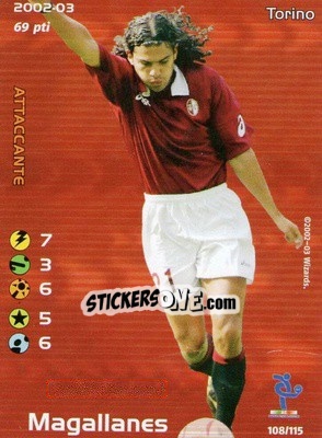 Sticker Magallanes - Football Champions Italy 2002-2003 n. u108 - Wizards of The Coast