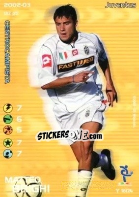 Sticker Matteo Brighi - Football Champions Italy 2002-2003 - Wizards of The Coast