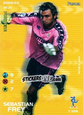 Sticker Sebastien Frey - Football Champions Italy 2002-2003 - Wizards of The Coast