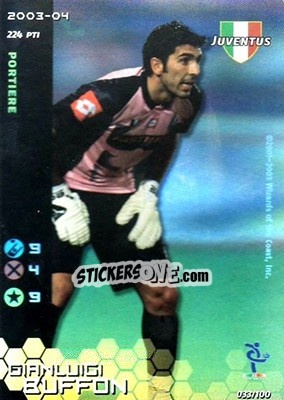 Sticker Gianluigi Buffon - Football Champions Italy 2003-2004 n. 33 - Wizards of The Coast