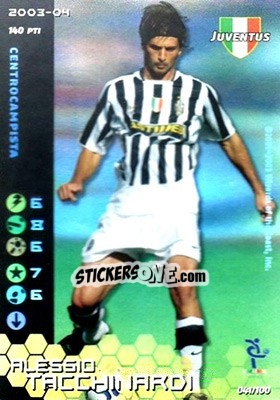 Sticker Alessio Tacchinardi - Football Champions Italy 2003-2004 n. 41 - Wizards of The Coast