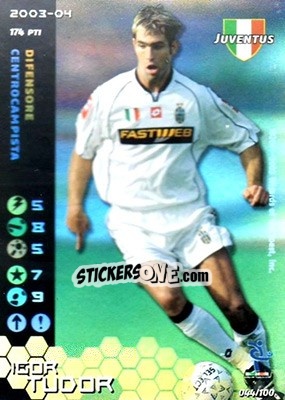 Sticker Igor Tudor - Football Champions Italy 2003-2004 - Wizards of The Coast