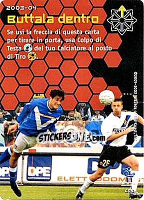 Figurina Buttala dentro - Football Champions Italy 2003-2004 - Wizards of The Coast