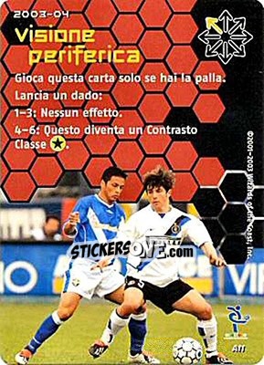 Sticker Visione periferica - Football Champions Italy 2003-2004 n. A11 - Wizards of The Coast