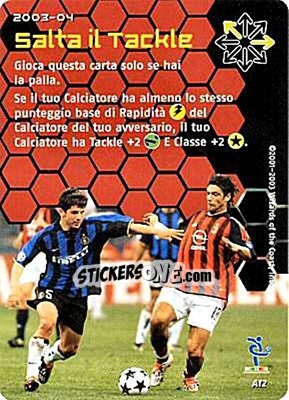 Sticker Salta Il Takle - Football Champions Italy 2003-2004 n. A12 - Wizards of The Coast