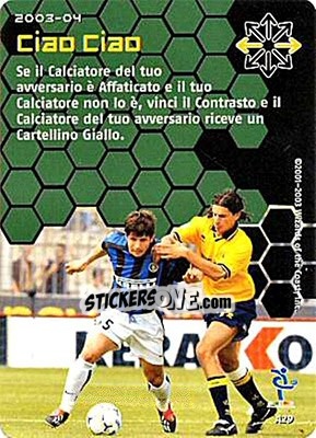 Sticker Ciao Ciao - Football Champions Italy 2003-2004 n. A29 - Wizards of The Coast