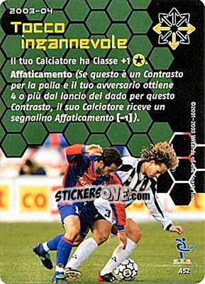 Sticker Tocco Ingannevole - Football Champions Italy 2003-2004 n. A52 - Wizards of The Coast