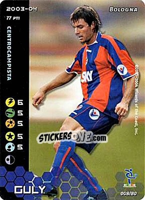 Sticker Andres Guly - Football Champions Italy 2003-2004 - Wizards of The Coast
