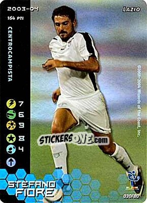 Sticker Stefano Fiore - Football Champions Italy 2003-2004 n. u30 - Wizards of The Coast