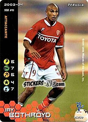 Sticker Jay Bothroyd - Football Champions Italy 2003-2004 n. u52 - Wizards of The Coast