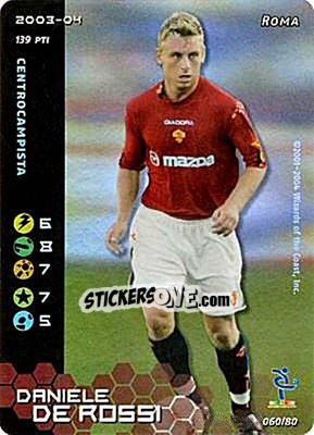 Sticker Daniele De Rossi - Football Champions Italy 2003-2004 n. u60 - Wizards of The Coast