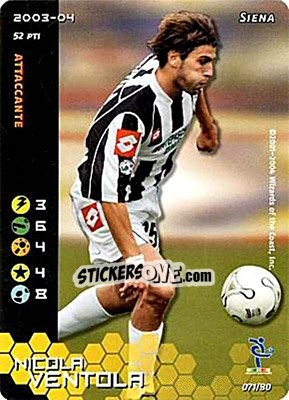 Cromo Nicola Ventola - Football Champions Italy 2003-2004 - Wizards of The Coast
