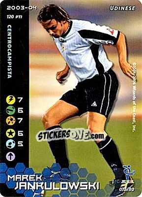 Sticker Marek Jankulovski - Football Champions Italy 2003-2004 n. u75 - Wizards of The Coast
