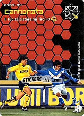 Sticker Cannonata - Football Champions Italy 2003-2004 - Wizards of The Coast