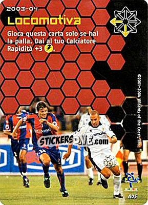Sticker Locomotiva - Football Champions Italy 2003-2004 n. uA5 - Wizards of The Coast
