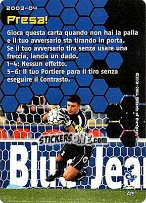 Sticker Presa! - Football Champions Italy 2003-2004 n. uA15 - Wizards of The Coast