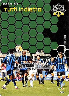 Sticker Tutti indietro - Football Champions Italy 2003-2004 n. uA24 - Wizards of The Coast