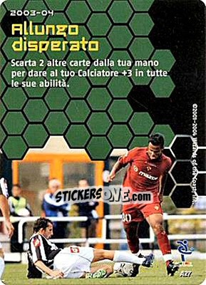 Sticker Allungo disperato - Football Champions Italy 2003-2004 - Wizards of The Coast