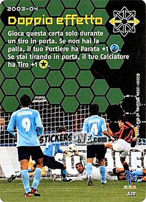 Sticker Doppio effetto - Football Champions Italy 2003-2004 n. uA28 - Wizards of The Coast