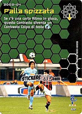 Sticker Palla Spiazzata - Football Champions Italy 2003-2004 n. UA29 - Wizards of The Coast