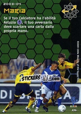 Sticker Magia - Football Champions Italy 2003-2004 n. uA34 - Wizards of The Coast