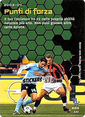 Sticker Punti di forza - Football Champions Italy 2003-2004 - Wizards of The Coast