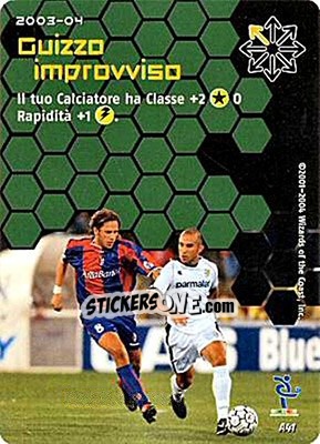 Sticker Guizzo improvviso - Football Champions Italy 2003-2004 n. uA41 - Wizards of The Coast