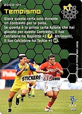 Cromo Tempismo - Football Champions Italy 2003-2004 - Wizards of The Coast