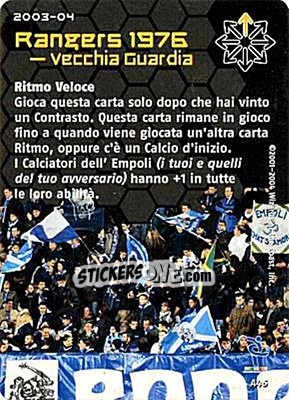 Sticker Rangers / Vecchia Guardia - Football Champions Italy 2003-2004 n. UA46 - Wizards of The Coast