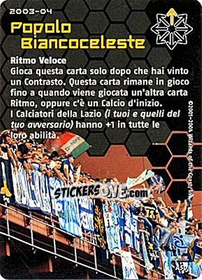 Sticker Popolo Biancocelese - Football Champions Italy 2003-2004 n. uA50 - Wizards of The Coast