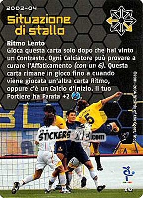 Figurina Situazione di stallo - Football Champions Italy 2003-2004 - Wizards of The Coast