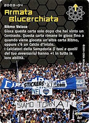 Sticker Armata Blucerchiata - Football Champions Italy 2003-2004 n. uA57 - Wizards of The Coast