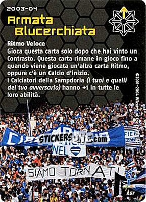 Sticker Armata Blucerchiata - Football Champions Italy 2003-2004 - Wizards of The Coast