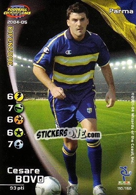 Cromo Cesare Bovo - Football Champions Italy 2004-2005 - Wizards of The Coast