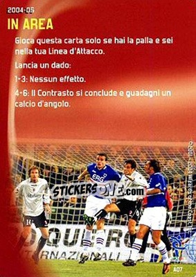 Sticker In area - Football Champions Italy 2004-2005 n. A7 - Wizards of The Coast