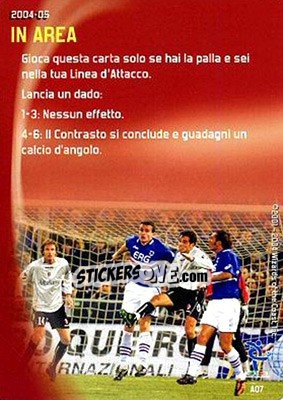 Cromo In area - Football Champions Italy 2004-2005 - Wizards of The Coast