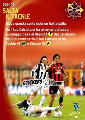 Sticker Salva Il Takle - Football Champions Italy 2004-2005 n. A12 - Wizards of The Coast
