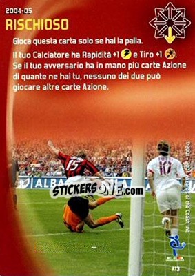 Sticker Rischioso - Football Champions Italy 2004-2005 n. A13 - Wizards of The Coast