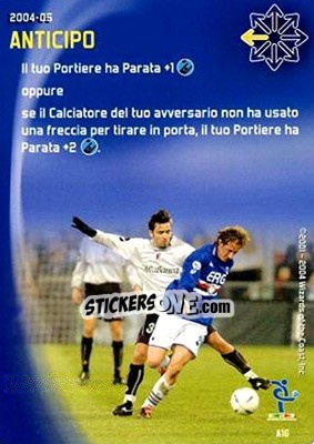 Sticker Anticipo - Football Champions Italy 2004-2005 n. A16 - Wizards of The Coast