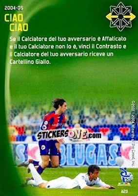 Sticker Ciao ciao - Football Champions Italy 2004-2005 n. A29 - Wizards of The Coast