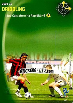 Sticker Dribbling - Football Champions Italy 2004-2005 n. A33 - Wizards of The Coast