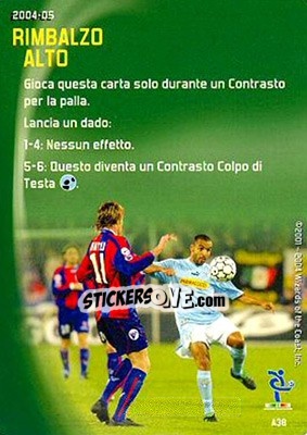 Sticker Rinbalzo alto - Football Champions Italy 2004-2005 n. A38 - Wizards of The Coast
