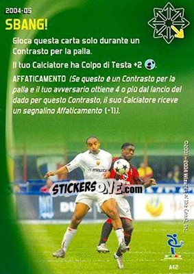 Sticker Sbang! - Football Champions Italy 2004-2005 - Wizards of The Coast