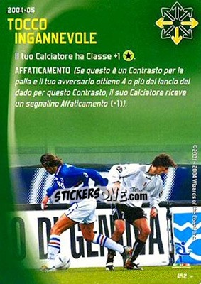 Sticker Tocco Ingannevole - Football Champions Italy 2004-2005 n. A52 - Wizards of The Coast
