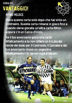 Cromo Vantaggio - Football Champions Italy 2004-2005 n. A60 - Wizards of The Coast